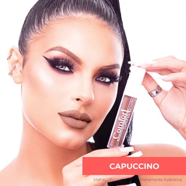 Batom Líquido Matte Mahav Capuccino