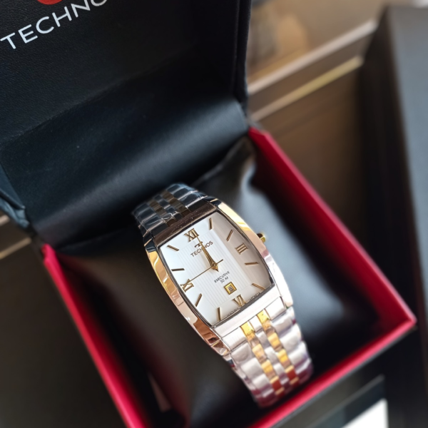Relógio Analógico Technos - Caixa de Metal e Pulseira de Aço - Imagem 3