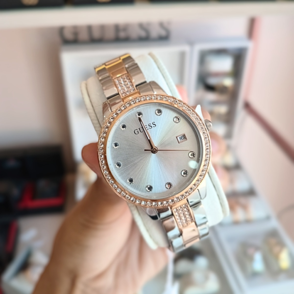 Relógio de Pulso Guess - Caixa e Pulseira de Aço