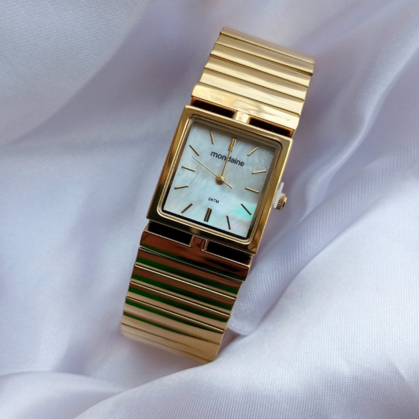 Relógio de Pulso Mondaine Caixa Metal e Pulseira Aço - Image 2