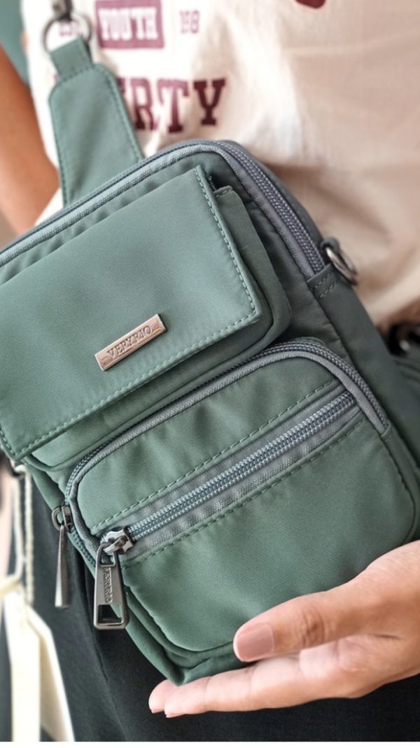 Mochila Feminina Veryrio Cargo Verde - Image 4