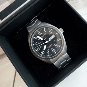 Relógio de Pulso Masculino Orient Quartz Mecânico Automático CX Aço Inox Prata