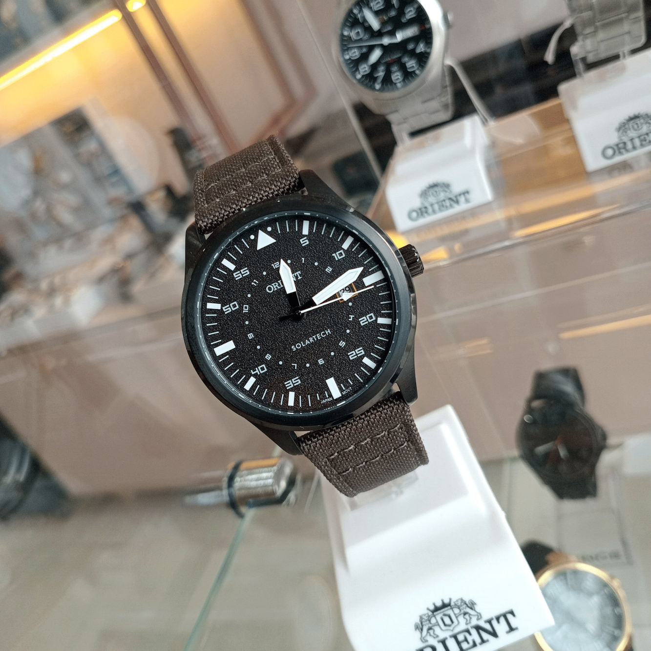 Relógio de Pulso Masculino Orient Quartz Analógico – Caixa e Pulseira em Aço Inox Prata | Sempre Linda Boutique