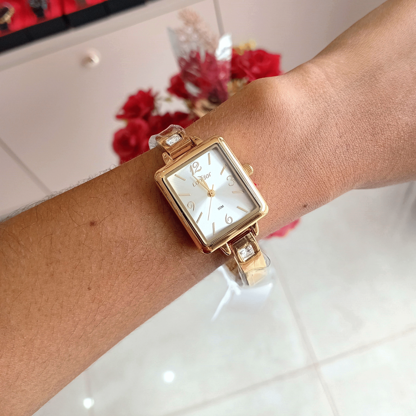 Relógio Analógico Condor – Caixa de Metal e Pulseira em Aço | Sempre Linda Boutique