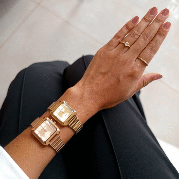 Relógio de Pulso Feminino Mondaine – Caixa de Metal e Pulseira em Aço Rosé | Sempre Linda Boutique - Imagem 2