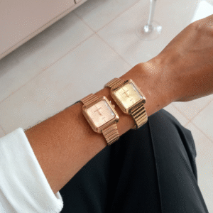 Relógio de Pulso Feminino Mondaine – Caixa de Metal e Pulseira em Aço Rosé | Sempre Linda Boutique